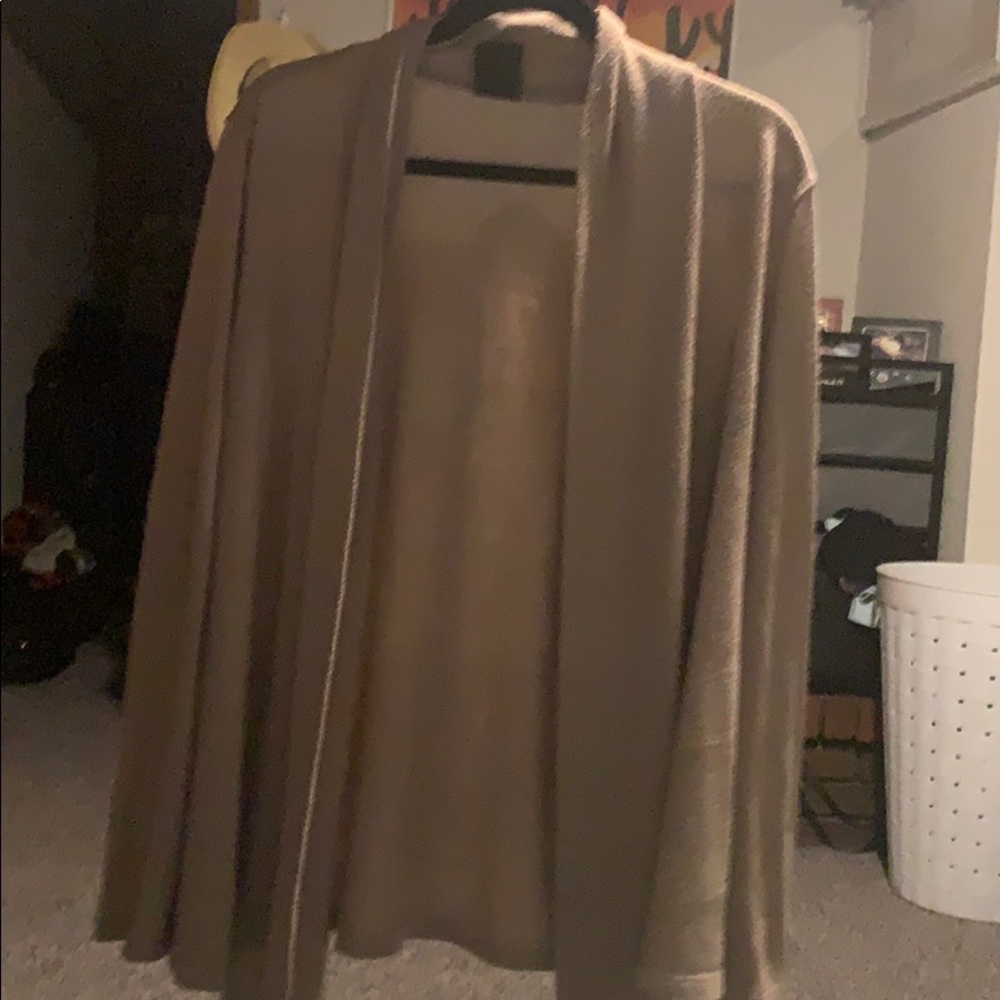 Brown cardigan